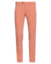 MICHAEL COAL MICHAEL COAL MAN PANTS BRICK SIZE 37 COTTON, ELASTANE