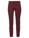 Skills & Genes Pants In Maroon