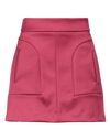 Space Simona Corsellini Mini Skirts In Red