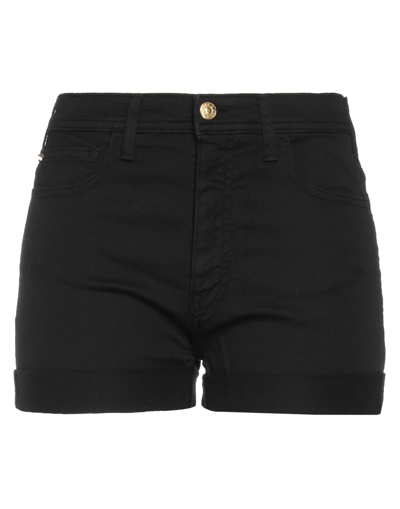 Cycle Woman Shorts & Bermuda Shorts Black Size 34 Cotton, Elastane