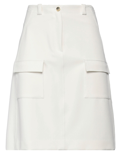 Liviana Conti Midi Skirts In White