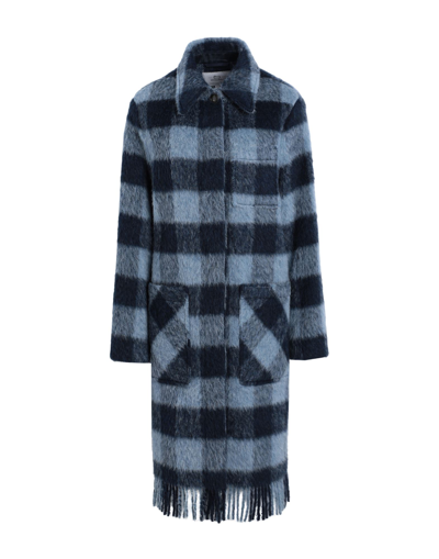 Woolrich Coats In Blue