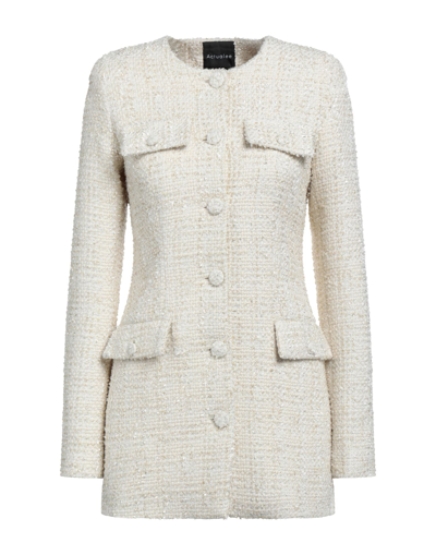 Actualee Overcoats In White
