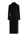 OTHER STORIES & OTHER STORIES WOMAN COAT BLACK SIZE 10 ALPACA WOOL, WOOL, POLYAMIDE, ACRYLIC, POLYESTER