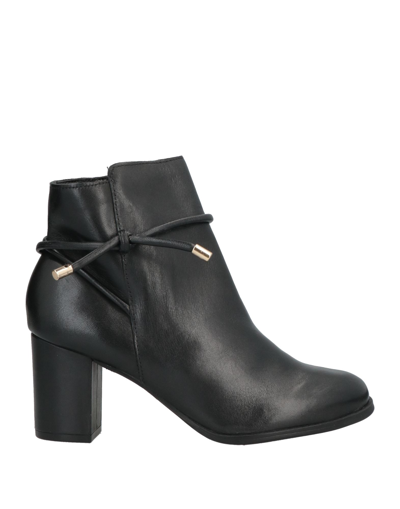 Arezzo Ankle Boots In Black