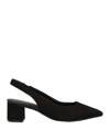 AREZZO AREZZO WOMAN PUMPS BLACK SIZE 11 SOFT LEATHER