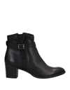 VALLEVERDE VALLEVERDE WOMAN ANKLE BOOTS BLACK SIZE 6 SOFT LEATHER