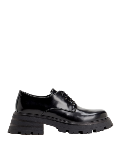 8 By Yoox Lace-up Shoes In Black