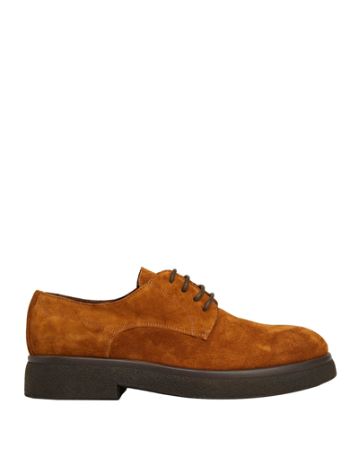8 By Yoox Lace-up Shoes In Brown