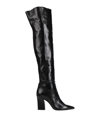 Aldo Castagna Knee Boots In Black