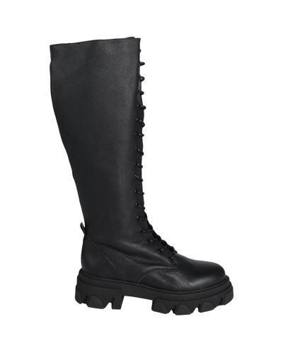 Steve Madden Knee Boots In Black