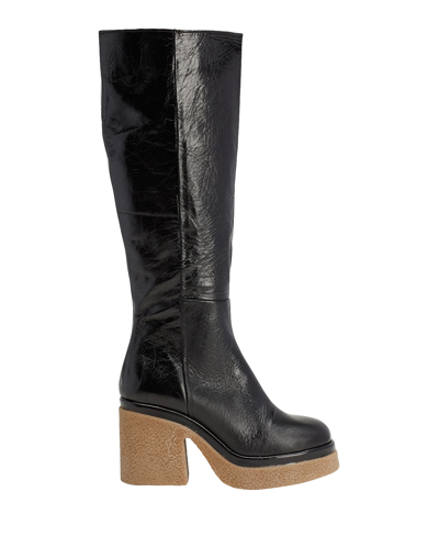 8 By Yoox Knee Boots In Black