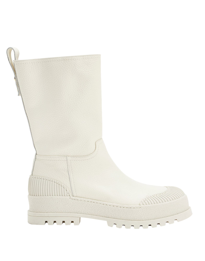 8 By Yoox Ankle Boots In White