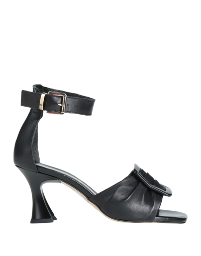 Formentini Sandals In Black