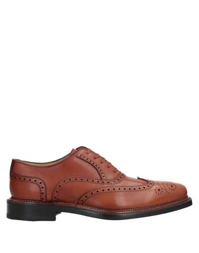 Stefano Branchini Lace-up Shoes In Brown