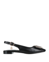 Laura Biagiotti Ballet Flats In Black