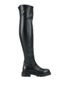 Geox Iridea 50mm Over-the-knee Boots In Black