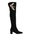 Elisabetta Franchi Knee Boots In Black
