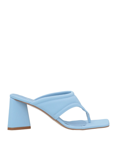 Ovye' By Cristina Lucchi Toe Strap Sandals In Blue