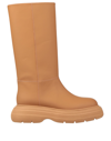Gia Borghini Ankle Boots In Beige