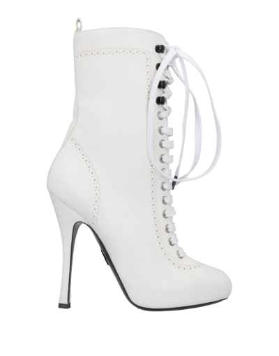 Dsquared2 Ankle Boots In White