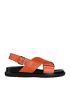 Marni Sandals In Red