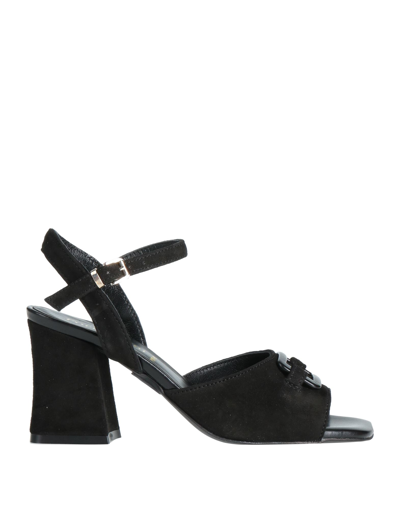 Formentini Sandals In Black