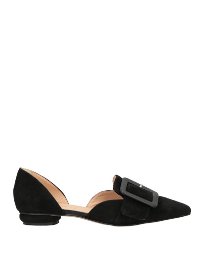 Formentini Ballet Flats In Black