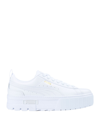 PUMA PUMA MAYZE CLASSIC WNS WOMAN SNEAKERS WHITE SIZE 9.5 SOFT LEATHER