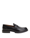 LEONARDO PRINCIPI LEONARDO PRINCIPI MAN LOAFERS BLACK SIZE 8 CALFSKIN