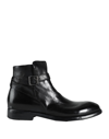 LEMARGO LEMARGO MAN ANKLE BOOTS BLACK SIZE 8 SOFT LEATHER