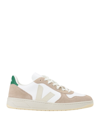 Veja V-10 Chromefree Low-top Sneakers In White