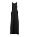UN-NAMABLE UN-NAMABLE WOMAN LONG DRESS BLACK SIZE 8 COTTON, ELASTANE