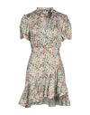 Sandro Short Dresses In Beige