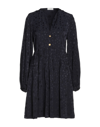 Sandro Short Dresses In Blue