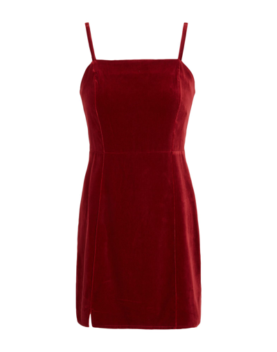 8 By Yoox Short Dresses In Red