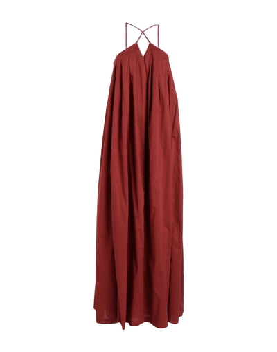 Erika Cavallini Long Dresses In Brown