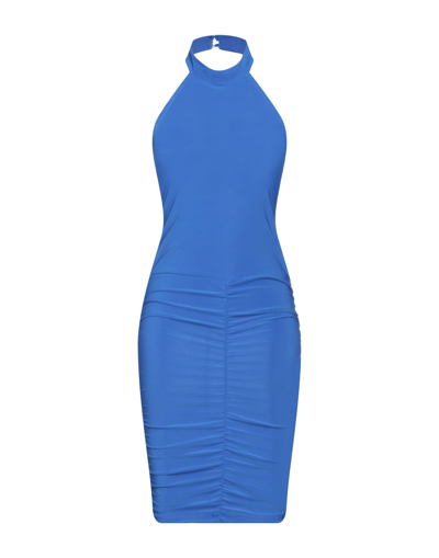 Marc Ellis Short Dresses In Blue