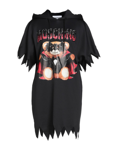 Moschino Short Dresses In Black