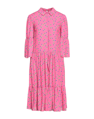 Be Blumarine Midi Dresses In Pink