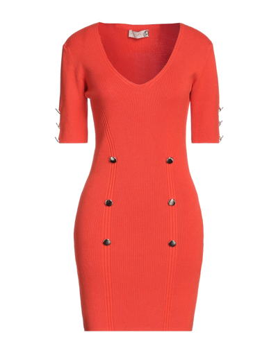 Haveone Short Dresses In Orange