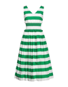 Dolce & Gabbana Midi Dresses In Green