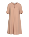 Ottod'ame Short Dresses In Beige
