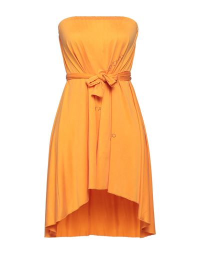 Odi Et Amo Short Dresses In Orange