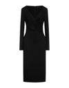 Clips Midi Dresses In Black