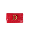 DSQUARED2 DSQUARED2 WOMAN DOCUMENT HOLDER RED SIZE - CALFSKIN