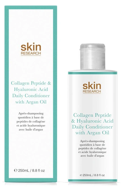 Skin Research Collagen Peptide & Hyaluronic Acid Daily Conditioner With Argan Oil