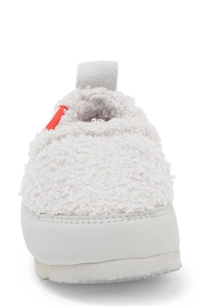 Hunter Water Resistant Fleece Slipper In Frosted Grey