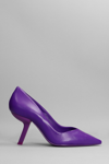 SCHUTZ BERT PUMPS IN VIOLA LEATHER