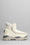 Mou 50mm Chunky Eskimo Sneaker Boots In White